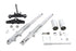 V-Twin 41mm Chrome Fork Assembly with Chrome Sliders - 24-0757