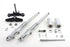 V-Twin 41mm Chrome Fork Assembly with Chrome Sliders - 24-0757