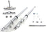 V-Twin 41mm Wide Glide Fork Assembly with Chrome Sliders - 24-0761