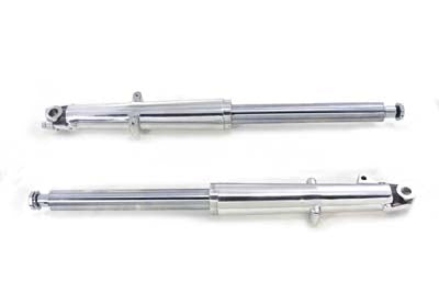 V-Twin 41mm Hard Chrome Fork Slider Assembly with Polished Sliders - 24-0791