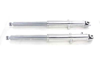 V-Twin 41mm Hard Chrome Fork Slider Assembly with Polished Sliders - 24-0791