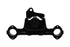 V-Twin Lower Triple Tree Black - 24-0813