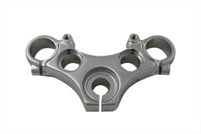 V-Twin Replica Top Triple Tree Chrome - 24-0865
