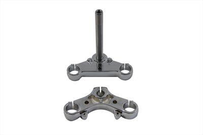 V-Twin Replica Triple Tree Set Chrome - 24-0936