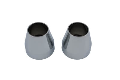 V-Twin Fork Dust Shield Chrome Billet Alloy - 24-0937