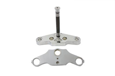 V-Twin 5 Inverted Triple Tree Set Ball Milled Billet - 24-1031