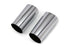 V-Twin Chrome Fork Slider Cover Set - 24-1047