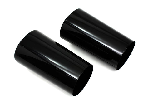 V-Twin Black Fork Slider Cover Set - 24-1048