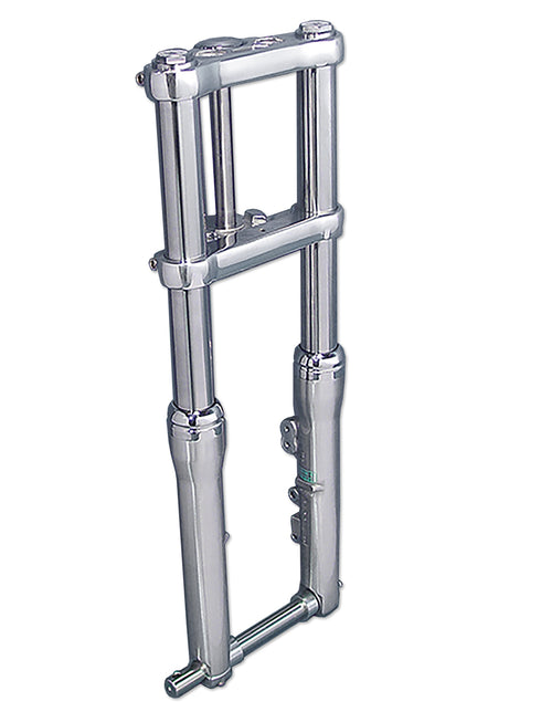 V-Twin 49mm Fork Slider Assembly with Chrome Sliders - 24-1157