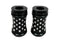 V-Twin Black Fork Slider Cover Set Agostinni Style - 24-1159