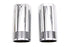 V-Twin Chrome Fork Slider Cover Set Tapered Style - 24-1171