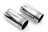 V-Twin Chrome Fork Slider Cover Set Tapered Style - 24-1171