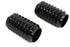 V-Twin Black Fork Slider Cover Set Bellowed Style - 24-1172