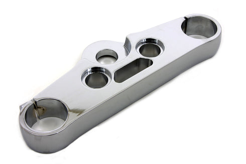 V-Twin FXDWG Top Triple Tree Chrome - 24-1202