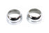 V-Twin 49mm Fork Boot Cover Set Chrome - 24-1218