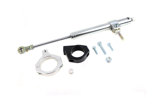 V-Twin Chrome Fork Steering Damper Kit - 24-1243