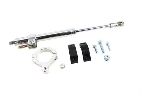 V-Twin Chrome Fork Steering Damper Kit - 24-1243