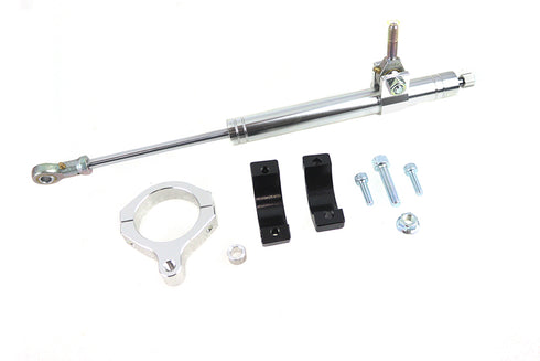 V-Twin Chrome Fork Steering Damper Kit - 24-1243