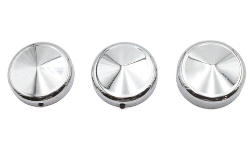 V-Twin 39mm Fork Cap Set Pointed Style - 24-1296