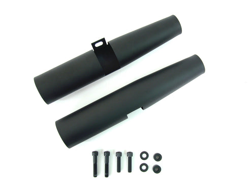 V-Twin Black 39mm Fork Shrouds - 24-1316