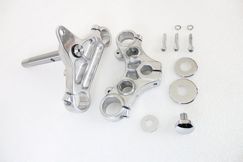 V-Twin FXR 39mm Triple Tree Set Polished - 24-1325