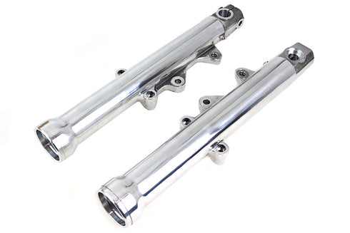V-Twin 39mm Dual Disc Lower Leg Set Polished - 24-1330