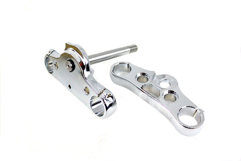 V-Twin FXD 49mm Triple Tree Set Chrome - 24-1332