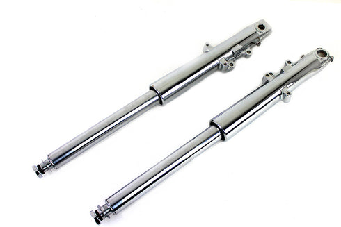 V-Twin 41mm Fork Slider Assembly Chrome - 24-1337