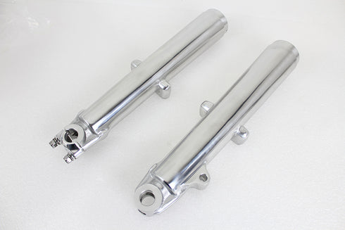 V-Twin 41mm Glide Fork Slider Set Polished - 24-1387