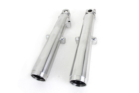 V-Twin 41mm Glide Fork Slider Set Polished - 24-1389