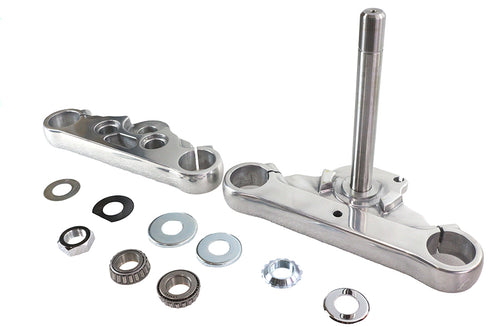V-Twin FXDWG Fork Triple Tree Set Polished - 24-1396