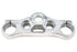 V-Twin FXD Top Triple Tree Polished - 24-1420