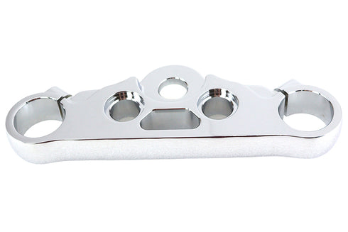 V-Twin FXDWG Top Triple Tree Polished - 24-1449