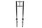 V-Twin Fork Assembly with Polished Sliders 2 inch Over Stock - 24-1509