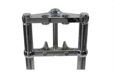V-Twin Fork Assembly with Polished Sliders 2 inch Over Stock - 24-1509