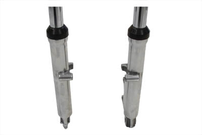 V-Twin Fork Assembly with Polished Sliders 2 inch Over Stock - 24-1509