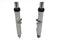 V-Twin Fork Assembly with Polished Sliders 4 inch Over Stock - 24-1510
