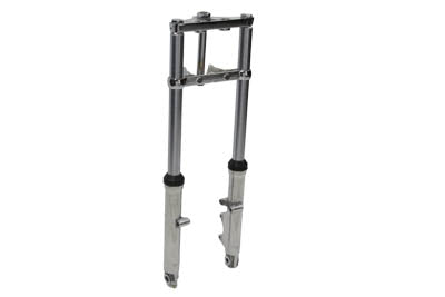 V-Twin Fork Assembly with Polished Sliders 12 inch Over Stock - 24-1520