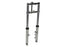 V-Twin Fork Assembly with Polished Sliders 12 inch Over Stock - 24-1520