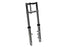 Motorshop Fork Assembly with Chrome Sliders 6 inch Over Stock - 24-1535