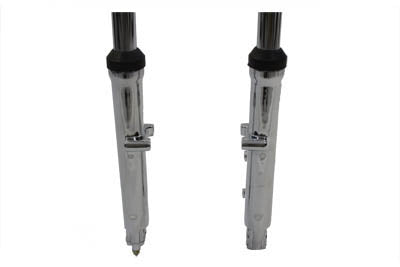 Motorshop Fork Assembly with Chrome Sliders 6 inch Over Stock - 24-1535