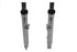 Motorshop Fork Assembly with Chrome Sliders 6 inch Over Stock - 24-1535
