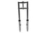 V-Twin Fork Assembly with Chrome Sliders 6 inch Over Stock - 24-1542