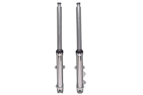 V-Twin Factory Sample 41mm Fork Slider Assembly Chrome - 24-1601