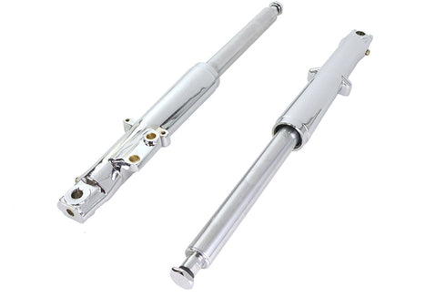 V-Twin Factory Sample 41mm Fork Slider Assembly with Chrome Sliders - 24-1613