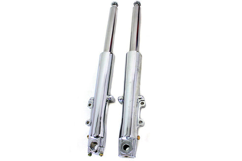 V-Twin Factory Sample 41mm Fork Slider Assembly Chrome - 24-1614