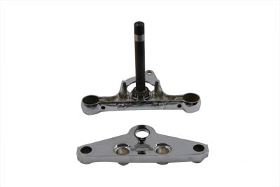 V-Twin Factory Sample Triple Tree Set Chrome - 24-1626