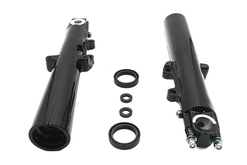 V-Twin Factory Sample 41mm Fork Slider Set Black - 24-1627