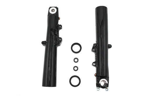 V-Twin Factory Sample 41mm Fork Slider Set Black - 24-1627