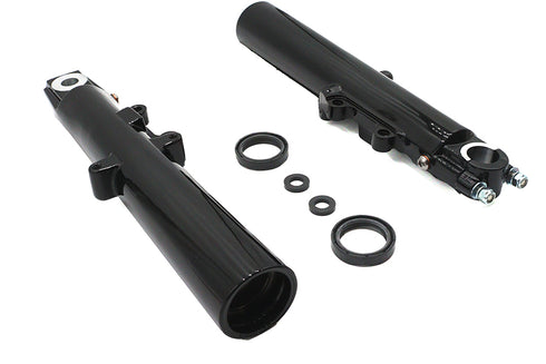 V-Twin Factory Sample 41mm Fork Slider Set Black - 24-1627